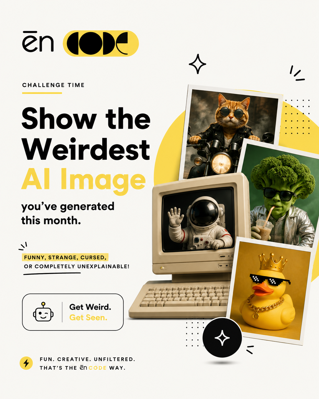 The Great AI Weirdness Challenge