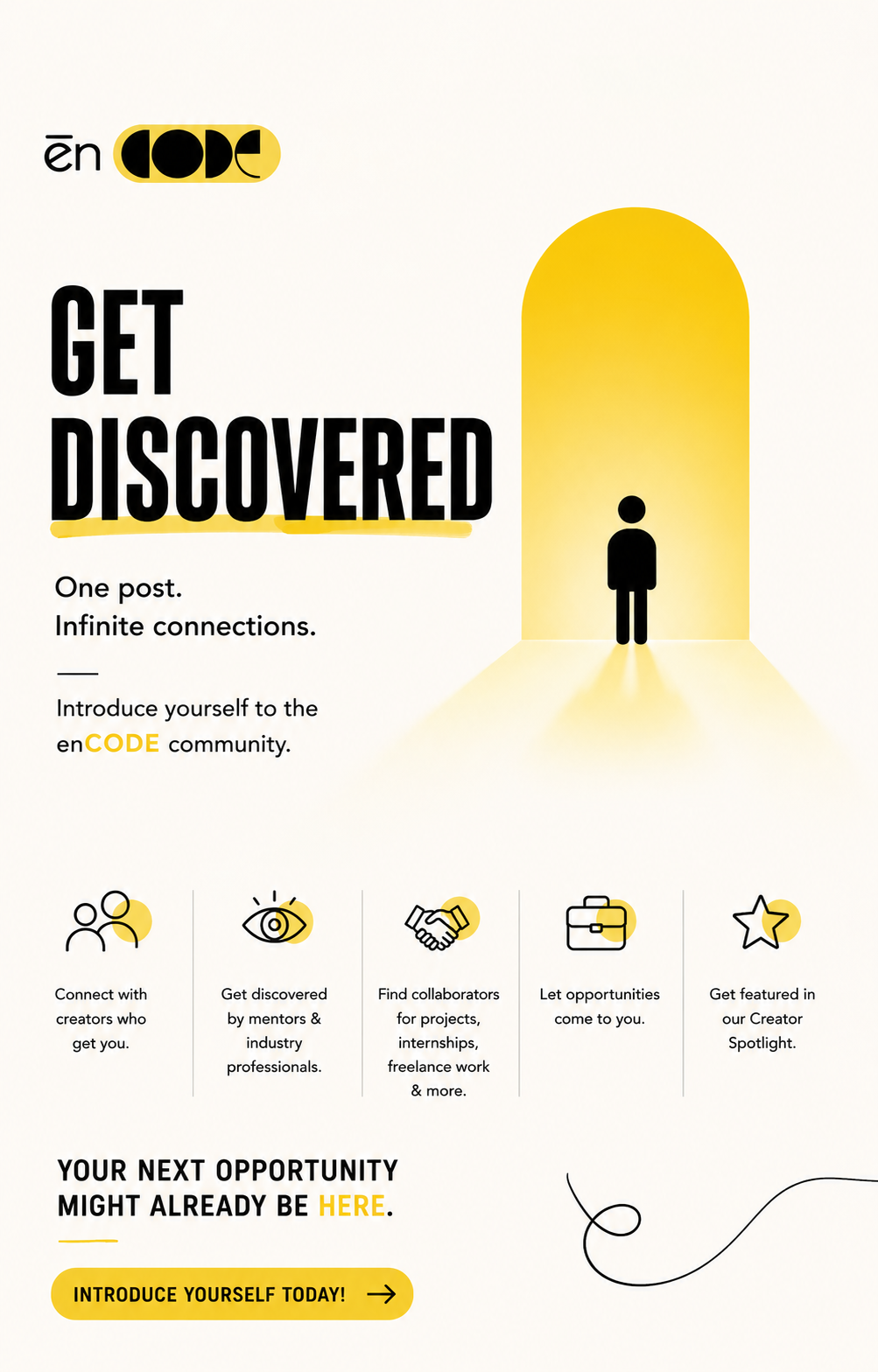 Make Yourself Discoverable | Introduce Yourself to the enCODE Community