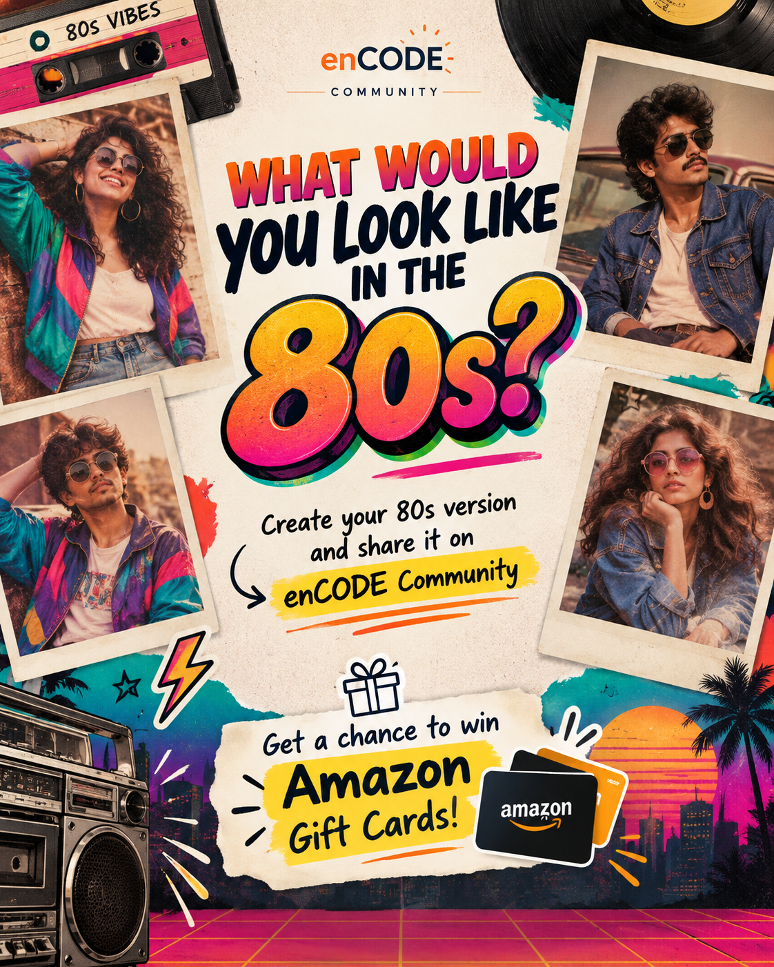 What would you look like if you were born in the 80s? 👀